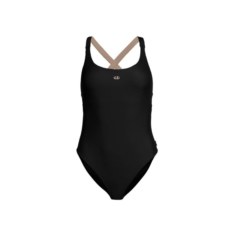 Goldbergh WAVE bathing suit Swimwear Black | 329876CZS