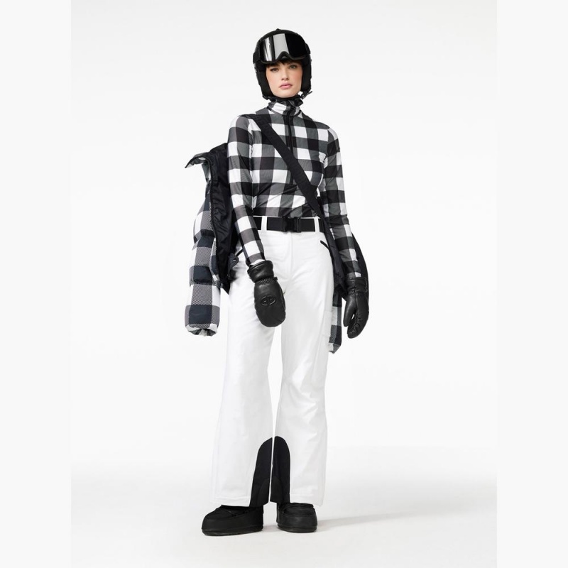 Goldbergh WOODY ski pully Ski Tops Black / White | 487296IMA